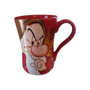 Disney Store Grumpy Stubborn and Vexed Mug Coffee Cup Snow white